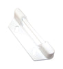 Barton Kramer White White Aluminum Door Latch 1 pk