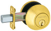 Schlage Bright Brass Metal Double Cylinder Deadbolt