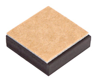 Magnet Source .75 in. L X .75 in. W Black Magnetic Square w/Adhesive 1.35 lb. pull 6 pc