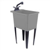 Tehila 17.5 in in. W X 23.5 in. D Freestanding Plastic Laundry Tub