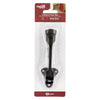 National Hardware Zinc Matte Black Kick-Down Door Holder Mounts to wall 1.63 in. (Pack of 5)