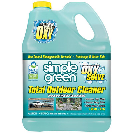 Simple Green Oxy Solve Non-Scented Scent Concentrated Multi-Surface Cleaner Liquid 1 gal (Pack of 4)