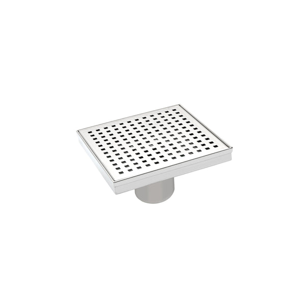 SQR SHOWER DRAIN CH 6"D