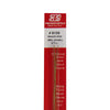 K&S 0.020 in. D X 12 in. L Brass Rod 5 pk
