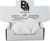 Salt Spool, White, Round, 2-In., 24-Pk.