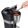 Hamilton Beach 16 oz Black/Silver Cold Brew/Hot Coffee Maker