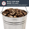 Behrens 12 qt Galvanized Pail Silver