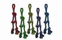 Multipet Nuts for Knots Rope Tug Dog Toy 15 in. with 2 Danglers