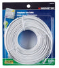 Monster Cable Just Hook It Up 100 ft. L White Modular Telephone Line Cable (Pack of 2)