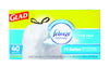 Glad ForceFlex 13 gal Fresh Scent Tall Kitchen Bags Drawstring 40 pk (Pack of 6)