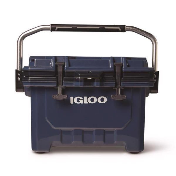 Nevera Igloo IMX resistente azul de 24 cuartos