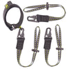 CLC Polyester Fabric Tool Wrist Lanyard Kit Black