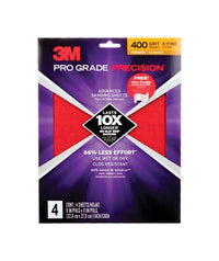 3M  SandBlaster  11 in. L x 9 in. W 400 Grit Ceramic  Sanding Sheet  4 pk