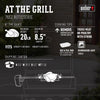 Weber Rotisserie Kit for Genesis 300 Series Grills with Stainless Steel Shaft and Forks