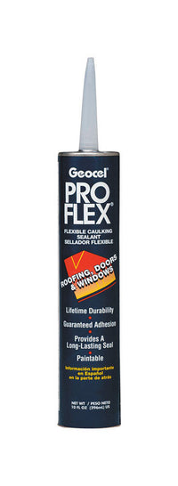 Geocel Pro Flex Bronze Tripolymer Window and Door Caulk Sealant 10 oz (Pack of 12).
