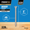 Hillman Power Pro No. 9  x 2 in. L Star Flat Head Exterior Deck Screws 5 lb.