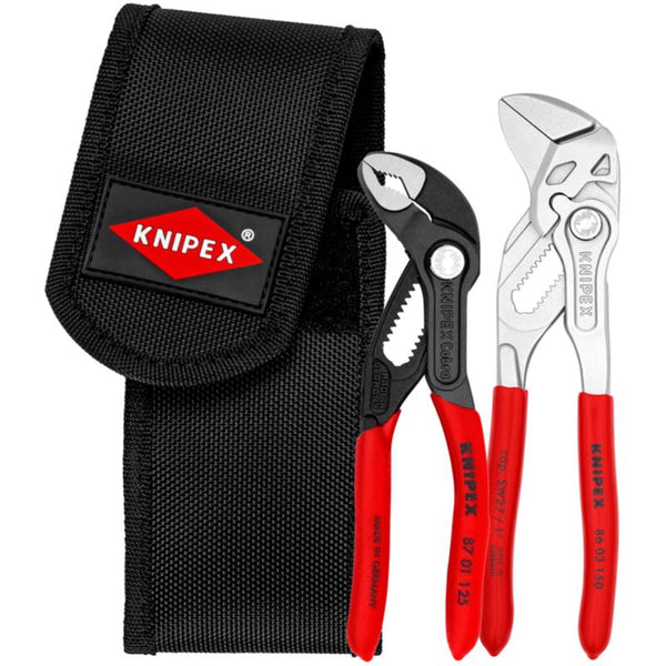 Juego de alicates Knipex de acero al cromo vanadio, de 2 piezas