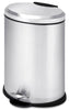 Honey-Can-Do 3.2 gal Silver Stainless Steel Step-On Trash Can