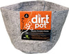 Hydrofarm HGDB2NH 2 Gallon Grey Dirt Pot Flexible Portable Planter