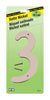 Hy-Ko 4 in. Gray Nickel Number 3 Nail-On 1 pc. (Pack of 10)