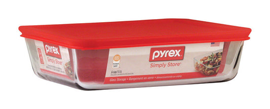 Pyrex 6 cup Food Storage Container Clear (Pack of 4)