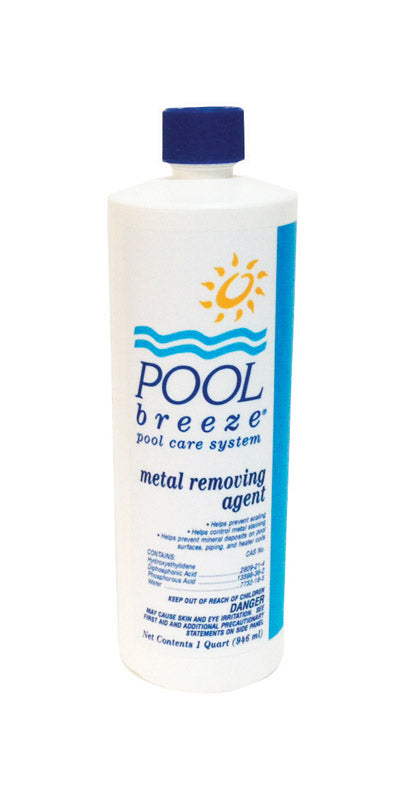 Pool Breeze Pool Care System Liquid Metal Removing Agent 1 qt. (Pack of 12)