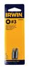 Irwin Square #3 X 1 in. L Insert Bit S2 Tool Steel 2 pk