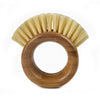 Full Circle The Ring 3.74 in. W Medium Bristle 3.54 in. Bamboo Handle Vegetable Brush