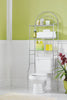 Zenna Home Chrome Silver Steel Bathroom Spacesaver