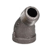 STZ Industries 1/2 in. MIP each X 1/2 in. D FIP Black Malleable Iron 45 degree Street Elbow