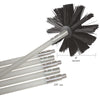 Deflect-O 6.75 in. D Black/White Aluminum Duct Cleaning Kit - Deal of The Week