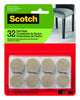 Scotch Felt Self Adhesive Protective Pad Beige Round 32 pc. - Deal of The Week