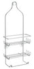 iDesign Milo 21.25 in. H X 4.25 in. W X 9 in. L Chrome Silver Shower Caddy