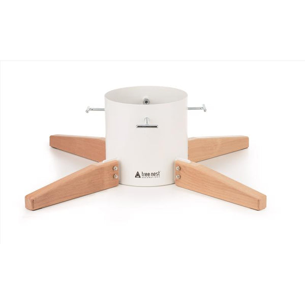 Soporte para árbol de Navidad de madera y metal de 11,5 pies (paquete de 4)