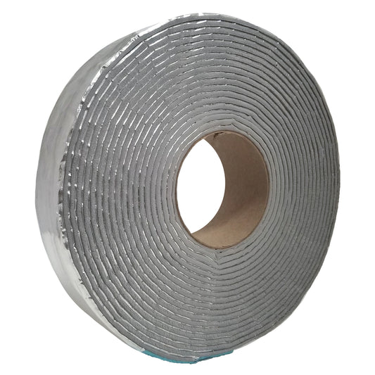 Frost King 2 in. W X 30 ft. L 2.0 Reflective Fiberglass Pipe Insulation Wrap Roll 5 sq ft (Pack of 12).