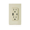 Leviton Decora 15 amps 125 V Type A/C Duplex Ivory Outlet and USB Charger 5-15R 1 pk