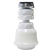 Danco Dual Thread 15/16 in.- 27M x 55/64 in.-27F White Swivel Sprayrator