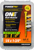 Hillman Power Pro 1/4 in. X 1-3/4 in. L Star Hex Washer Head Multi-Material Screw 1 lb 56 pk