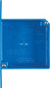 Carlon 20 cu in Square PVC Outlet Box Blue