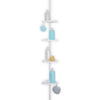 Better Living 24 in. H X 2.5 in. W X 8 in. L White 4-Shelf Corner Shower Caddy