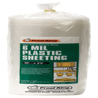 Frost King Plastic Sheeting 6 mil X 10  W X 25 ft. L Plastic Clear - Open Box
