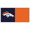 NFL - Denver Broncos Team Carpet Tiles - 45 Sq Ft.