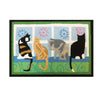 Jellybean 20 in. W X 30 in. L Multicolored Kitties In The Window Polyester Accent Rug
