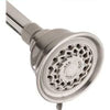 Waterpik PowerSpray Plus Brushed Nickel 3 settings Showerhead 1.8 gpm