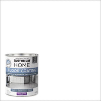 Rust-Oleum Home Semi-Gloss Clear Water-Based Floor Coating Step2 1 qt (Pack of 6)