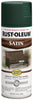 Rust-Oleum Stops Rust Satin Dark Hunter Green Protective Enamel Spray Paint 12 oz. (Pack of 6)