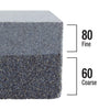 QEP Black/Silver Metal Rubbing Stone 6 L x 1 H x 2 W in.