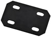 National Hardware 4.7 in. H X 3 in. W X 0.125 in. D Black Carbon Steel Flat Mending Plate