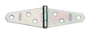 National Hardware 2 in. L Zinc-Plated Light Strap Hinge 1 pk