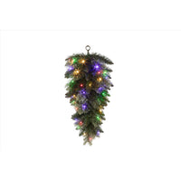 Celebrations LED Prelit Multicolored Mixed Pine Swag Teardrop Garland